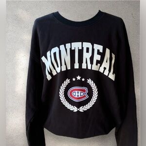 Montreal Canadians Womens L Sweatshirt By Line Change Angela Price Julie Petry